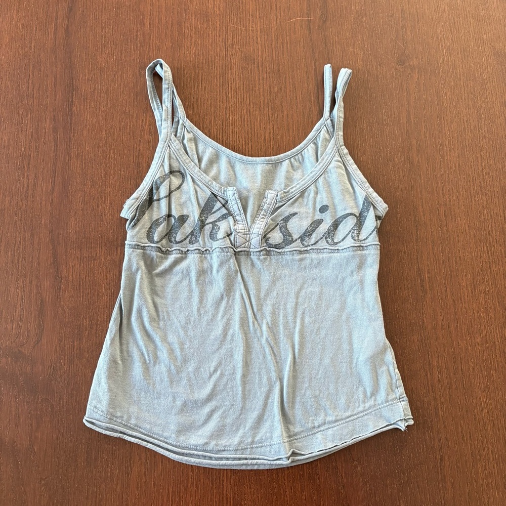 Pilcro Light Gray Double Strap Camisole